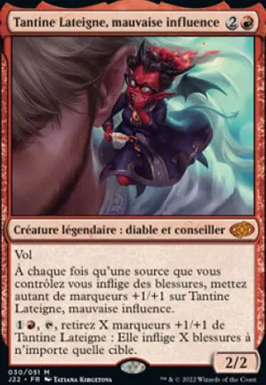 Tantine Lateigne, mauvaise influence