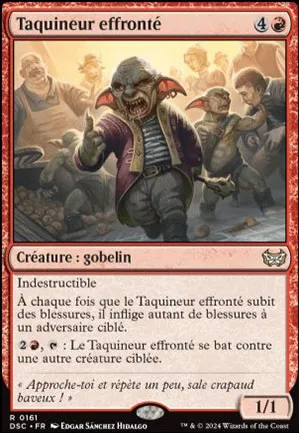 Taquineur effronté