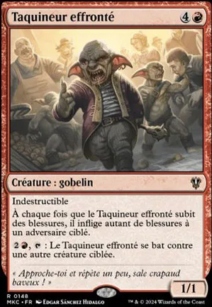 Taquineur effronté