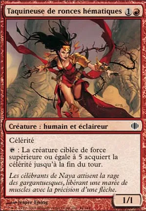 Taquineuse de ronces hématiques