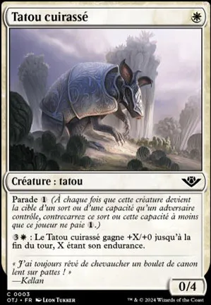 Tatou cuirassé