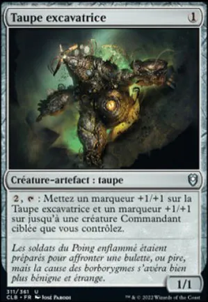 Taupe excavatrice