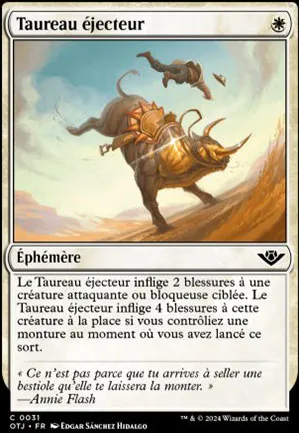 Taureau éjecteur