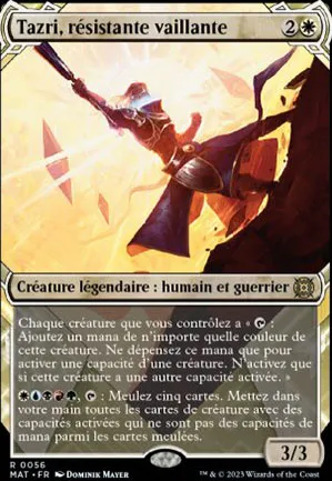 Tazri, résistante vaillante