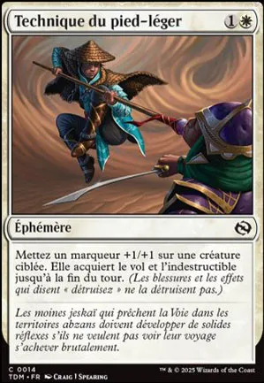 Technique du pied-léger