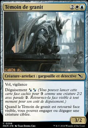 Témoin de granit