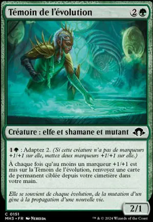 Témoin de l'évolution