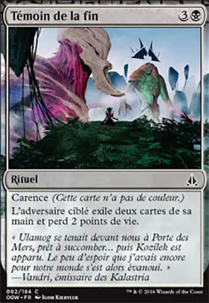 Témoin de la fin