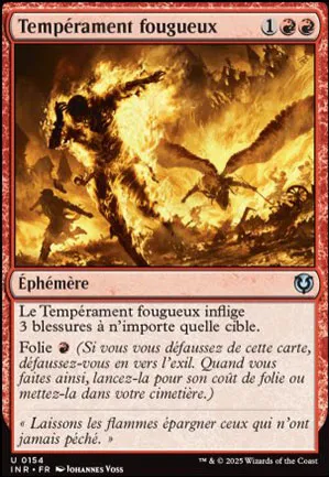 Tempérament fougueux