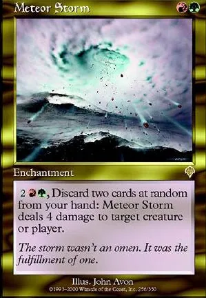 Tempête de météores
