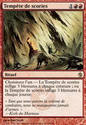 Tempête de scories