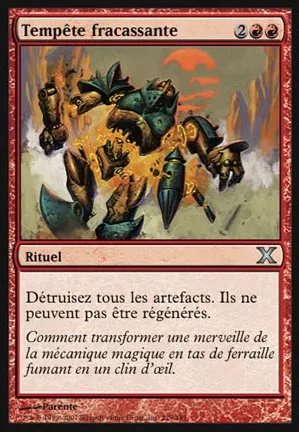 Tempête fracassante