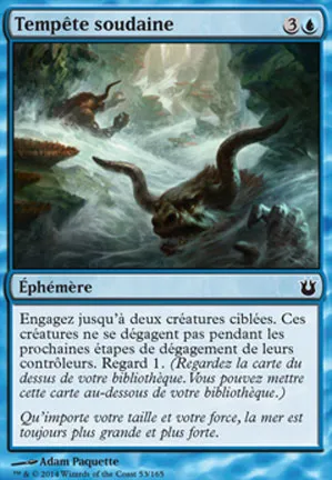 Tempête soudaine