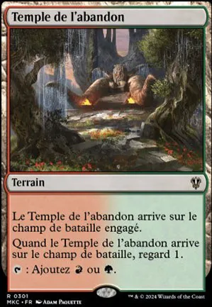 Temple de l'abandon