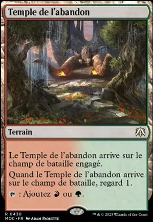 Temple de l'abandon