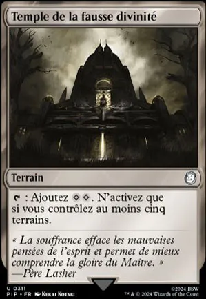 Temple de la fausse divinité
