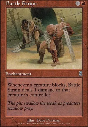 Tension de la bataille