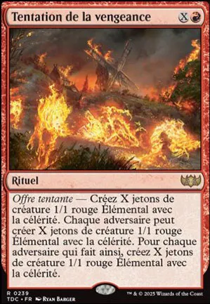 Tentation de la vengeance