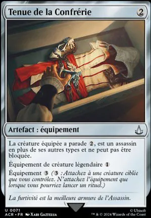 Tenue de la Confrérie