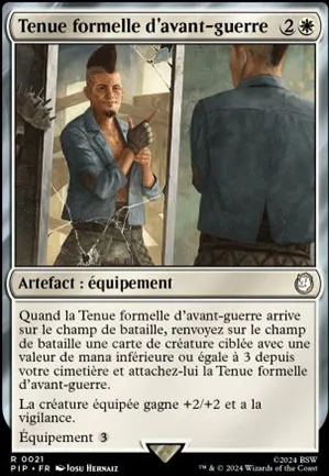 Tenue formelle d'avant-guerre