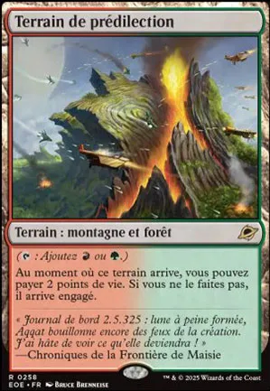 Terrain de prédilection