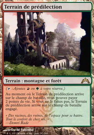 Terrain de prédilection