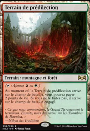 Terrain de prédilection