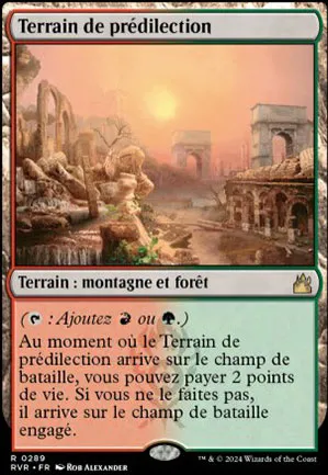 Terrain de prédilection
