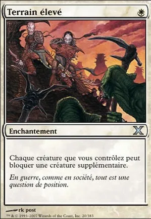 Terrain élevé
