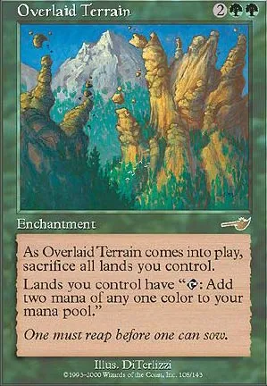 Terrain recouvert