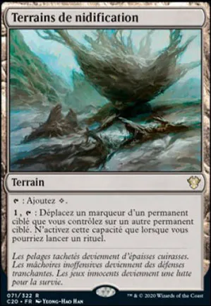 Terrains de nidification
