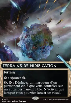 Terrains de nidification