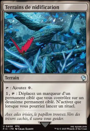 Terrains de nidification