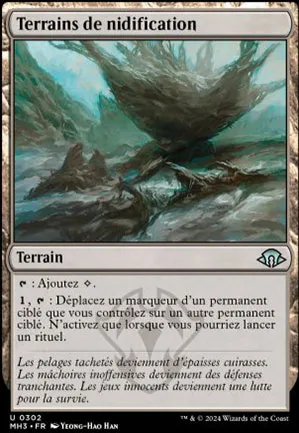 Terrains de nidification