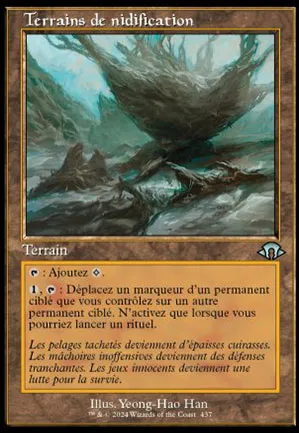 Terrains de nidification