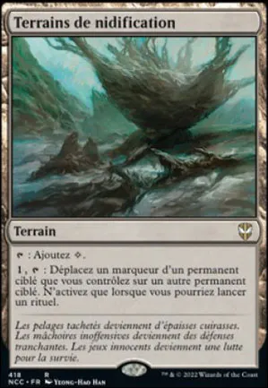 Terrains de nidification