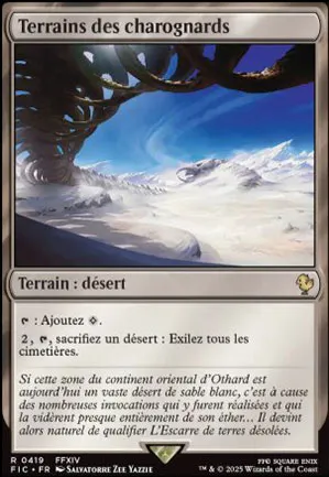 Terrains des charognards