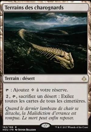 Terrains des charognards