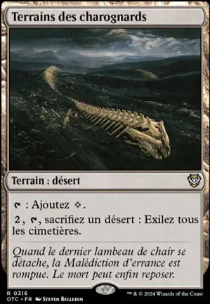 Terrains des charognards