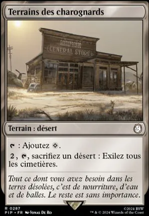 Terrains des charognards