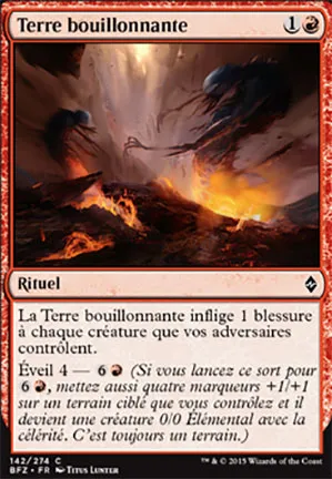Terre bouillonnante