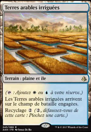 Terres arables irriguées