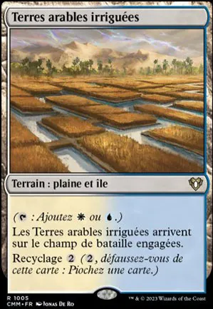 Terres arables irriguées