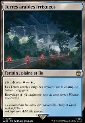 Terres arables irriguées