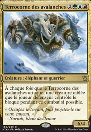 Terrocorne des avalanches