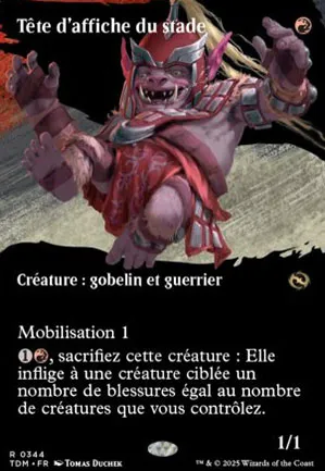 Tête d'affiche du stade