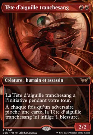 Tête d'aiguille tranchesang