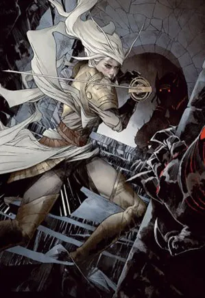 Thalia, gardienne de Thraben - Illustration