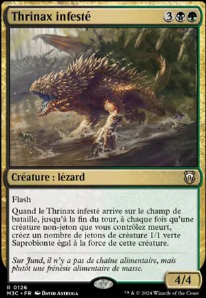 Thrinax infesté