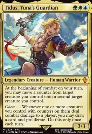 Tidus, gardien de Yuna